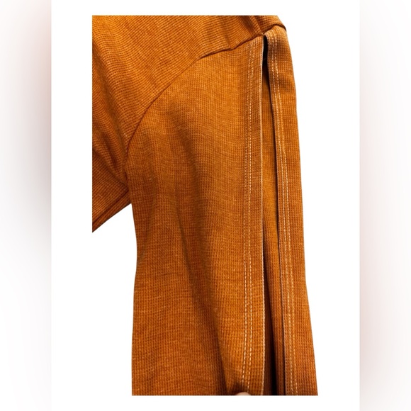 Go Couture Oversize V Neck Sweater orange - Picture 8 of 14